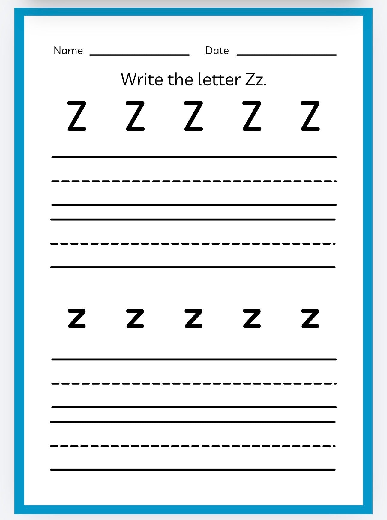 Preschool Alphabet Work booklet - Aged 3-5years