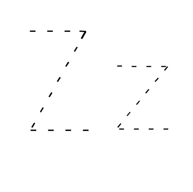 Trace Worksheet - Letter Tracing A-Z