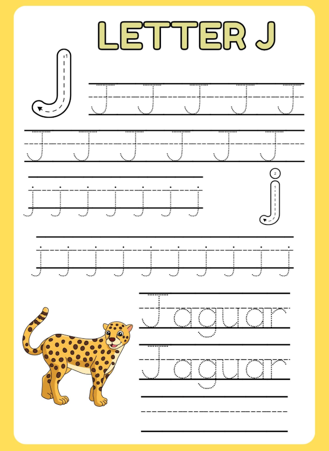 Trace Worksheet - Write the Alphabet 53 Pages