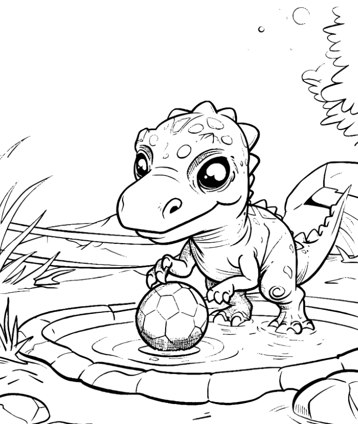Dinosaur Colouring pages