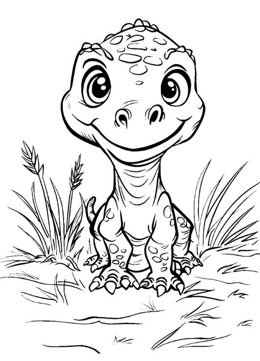 Dinosaur Colouring pages