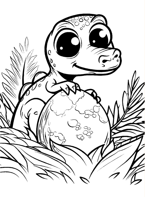Dinosaur Colouring pages