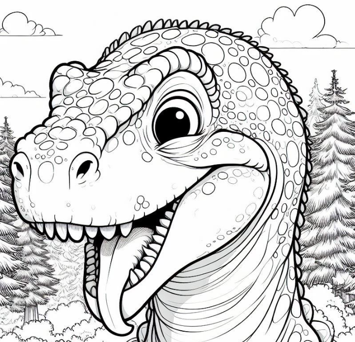 78 MEGA Dinosaur Colouring pages