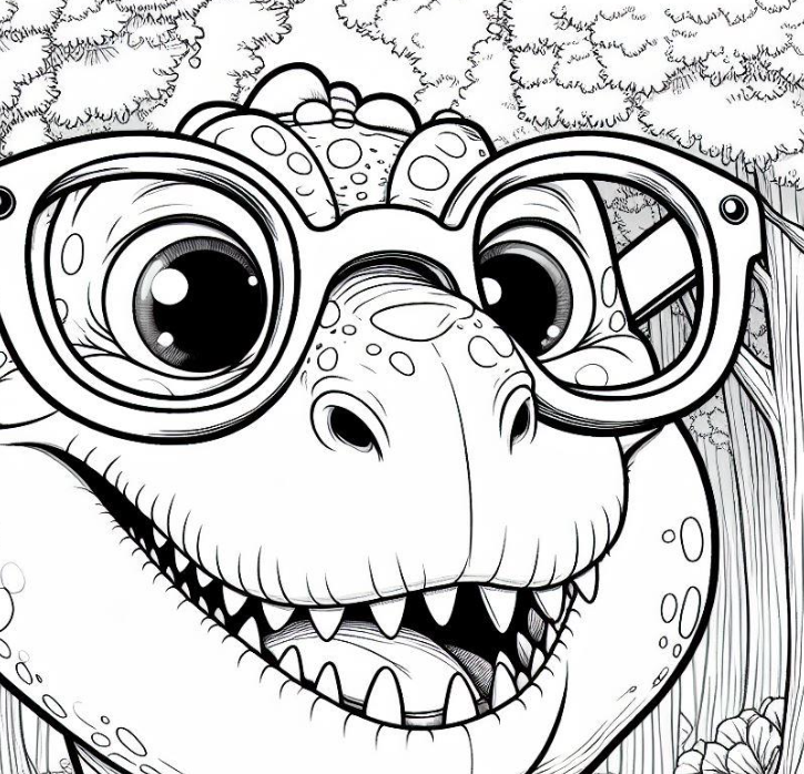 78 MEGA Dinosaur Colouring pages