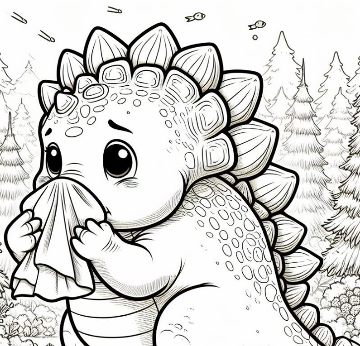 78 MEGA Dinosaur Colouring pages