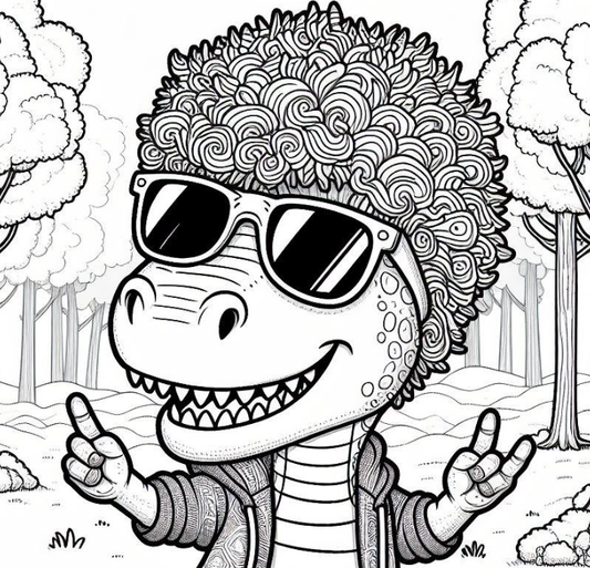 78 MEGA Dinosaur Colouring pages