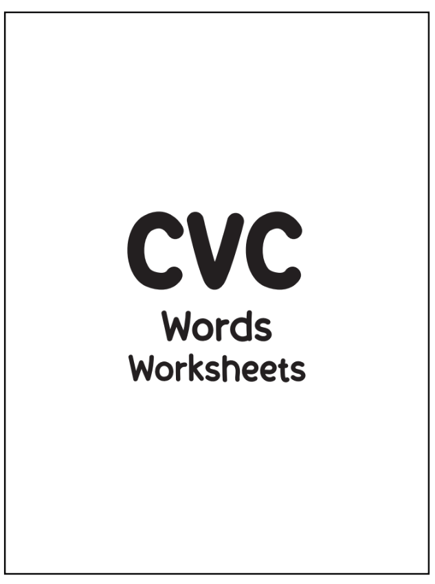 CVC Words Worksheets