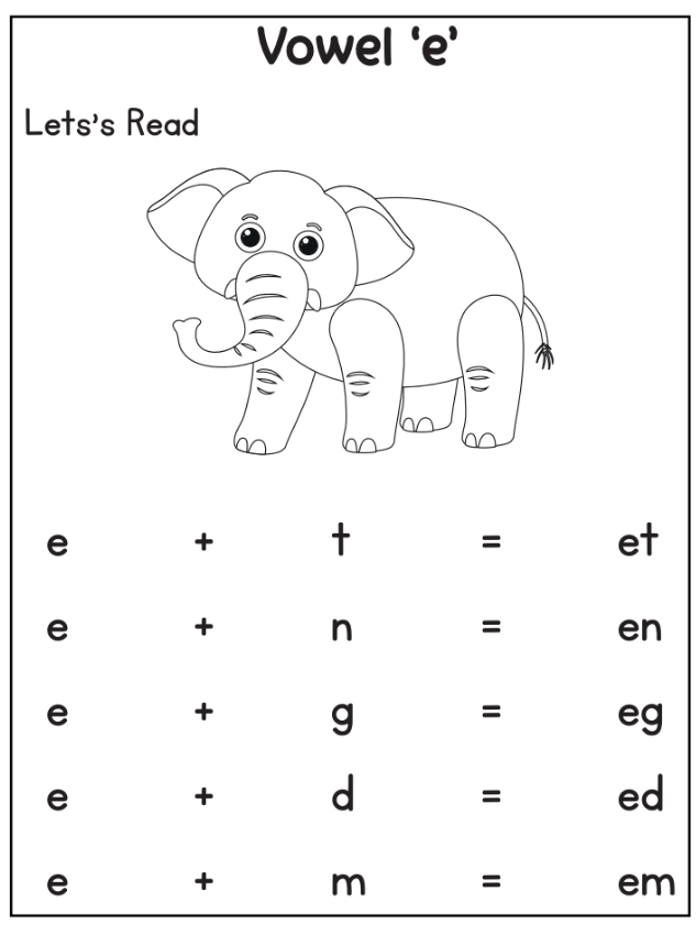 CVC Words Worksheets