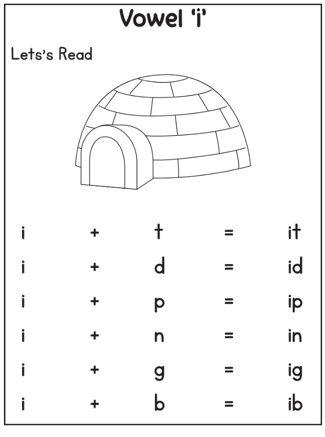 CVC Words Worksheets