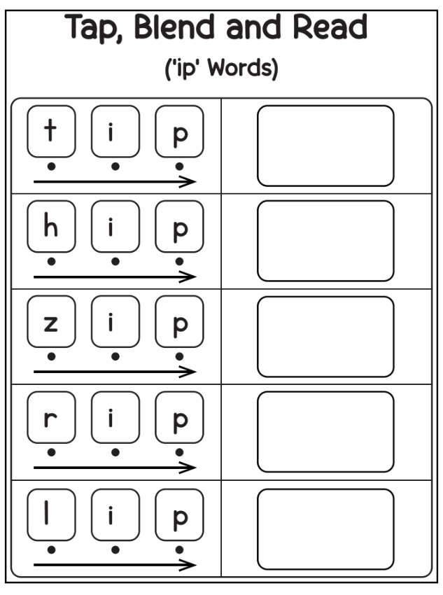CVC Words Worksheets