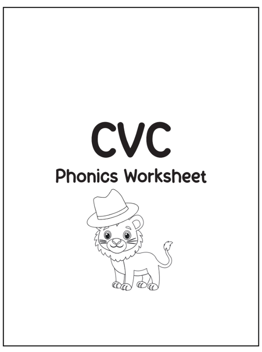 CVC Phonics Worksheets