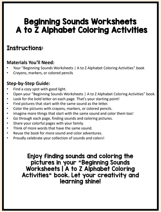 Alphabet activity worksheets