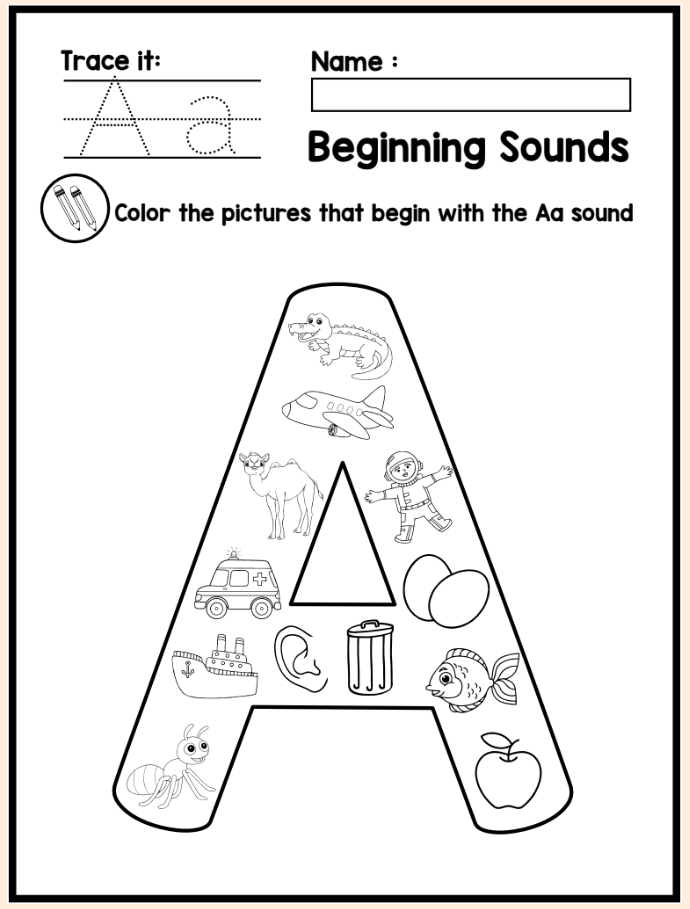 Alphabet activity worksheets