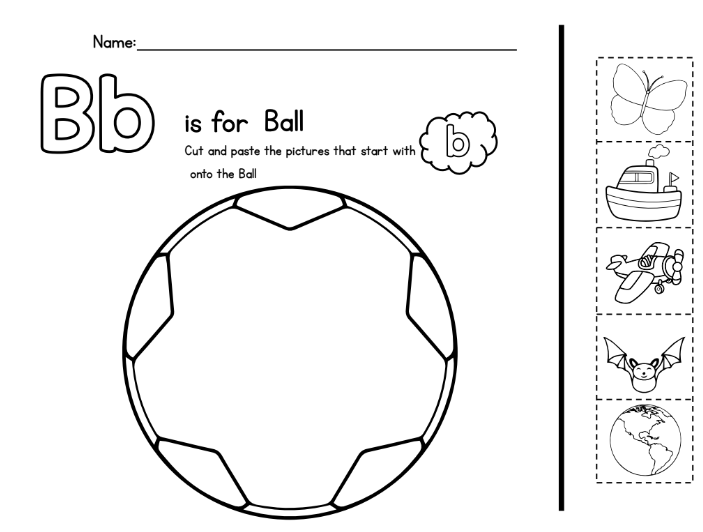 Alphabet Beginning Sounds Worksheets