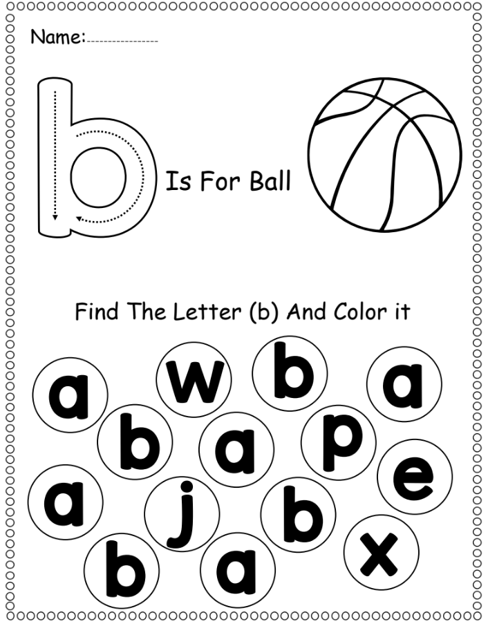 Learn the alphabet worksheets